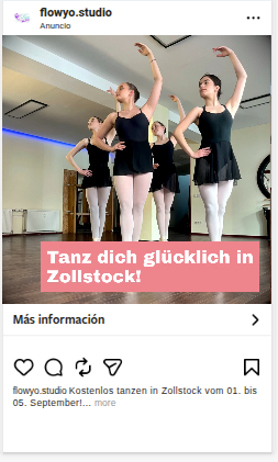 Flow Yo! Instagram-Anzeige